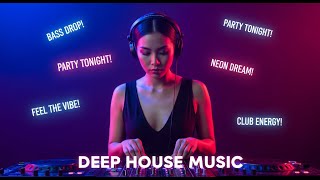 Deep House Music You Feel at Night 🌙 Hypnotic Rhythm and Smooth Bass for Dark Hours