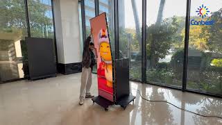 How to unfold the CJ Fold poster LED screen #ledscreen #leddisplay