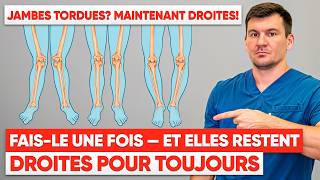 Jambes arquées droites pour toujours, sans opération ! Fais-le une fois et elles s’alignent.