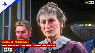 Red Dead Redemption 2 - Mission #31 - Advertising, the New American Art  II [Gold Medal]
