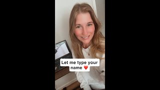 Typing subscribers names!!come hang out #live #subscribe #like #shorts (Portrait)