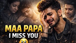 Maa papa i miss you 🥺 emotional video 💯 middle class maa baap 💔 miss you papa Ma