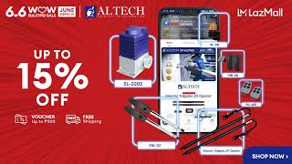 6 6 WOW SULITIPID SALE in Our Official Lazada Store - Up to 15% Off! #altech #sale #lazada #autogate