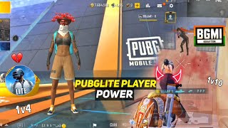 POWER OF PUBGLITE PLAYER IN PUBG - BGMI🔥 GUJJAR X 5 FINGERS CLAW