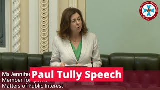 Speech Against Paul Tully - Jennifer Howard, MP for Ipswich