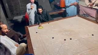 "Carrom King Adeel🆚Malik Sab Big Carrom Challenge Match||Learn How To Play Carrom 😱🎯🤯🔥#carrom #video