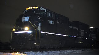 NS 29C passes Flint at MP 11 with NS 1073 (Rusty PC) leading!!!