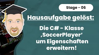 Stage 06 Hausaufgaben gelöst: C# - Klasse erweitern unterschiedliche String Verkettungen