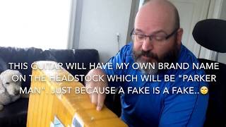 AliExpress un boxing a new Stratocaster.