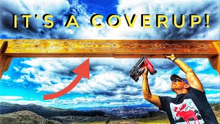 CHEAP Way to Make an Exposed Beam Beautiful. Build #3