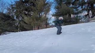 snow skating