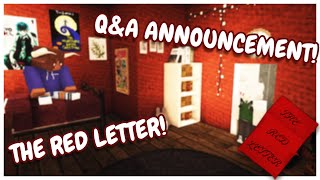 THE RED LETTER Q&A ANNOUNCEMENT!!! | T3RR4NCH ft. ItsTrix [Minecraft Roleplay]