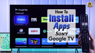 Sony Google TV: How To Install Apps! [Download]