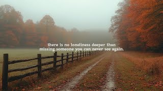 If Only We Had More Time 🍂 Autumn piano melodies for a journey full of hardship and loss in love