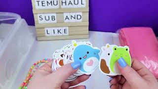 HUGE TEMU CRAFT HAUL 🤑 SO CHEAP!! RESIN MOLDS, BEADS, STICKERS & MORE!