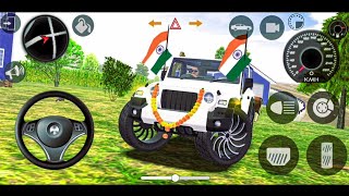 Modified Mahindra Thar😈Games:Indian White Thar (Gadi Wala Games) Car Game Android Game - #2025