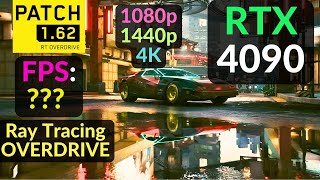 Cyberpunk 2077 1.62 Path Tracing / RTX 4090 / 7950X3D / 4K 1440p 1080p