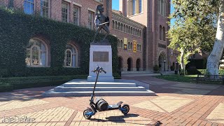 🛴💨💯🤙Electric Scooter Tour: University of Southern California Ride...Los Angeles😎Hype Version