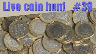 Searching through coins, looking for the rare ones! Live coin hunt £2,000