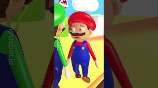 Luigi is angry at Mario