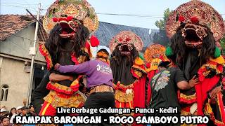 Rampak Barongan Jaranan ROGO SAMBOYO PUTRO Live Berbage Gadungan Puncu Kediri