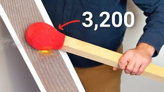 I Crushed 3,200 Matches Into a Giant One
