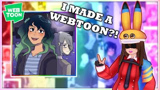 I MADE A WEBTOON?! My Webtoon Process For PlanetsCore - Webtoon Legends 2025 Competition Submission