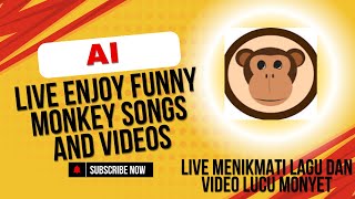 live songs for deep sleep #monkey #funnyanimals #monyet #ai  #viralvideo #fyp #sleepmusic #sleep