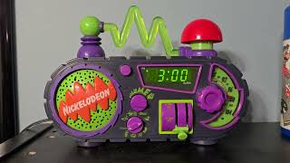 Nickelodeon Time Blaster alarm clock demo