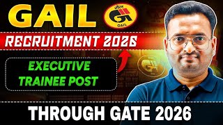 ​🚨 GAIL Recruitment 2026 OUT! Executive Trainee Post Through GATE 2026 #infinityzone #gate2026 #gail
