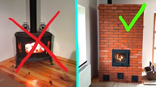 Construction of a Kuznetsov stove instead of a cast iron stove (fireplace)! Beginning