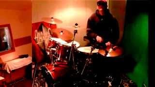 In the woodshed - testing my new (to me) drums
