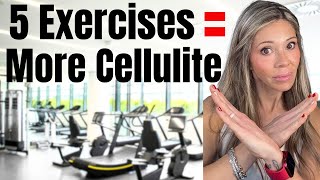 Popular Exercises Making Cellulite  & Crepey Skin Worse Over 40. What WORKS Fast & 5 to AVOID!