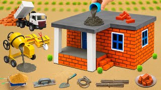 Thief Torches the Wooden House | DIY Mini Tractor Builds a Fire-Resistant Brick and Cement House