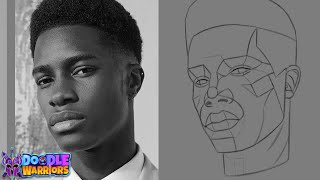 Doodle Warriors Lesson 2 || 3/4 view study