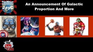 JayC Live - An Announcement Of Galactic Proportions, TMNT/Power Rangers, MOTU Masterverse And More