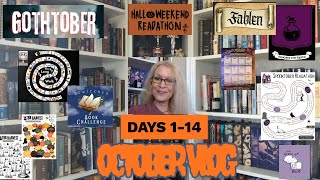 🎃October Vlog🎃 | 🕸️🕷️Spooky Season Readathons🦇