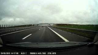 DVR Prestigio RoadRunner 545GPS on route Constanta - Bucuresti