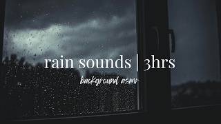 the rain sound you didn’t know you needed | for white noise, sleeping, relaxing, studying
