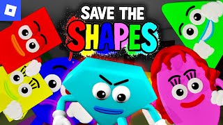 Save The Shapes Roblox [Part 1, Chapter 1] : mascot horror gameplay walkthrough