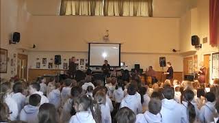 S21 Live Showcase (part 8) (Teacher 2 Drumming) at Immaculate Conception Catholic Primary School.