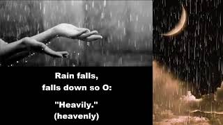Rain Miss U. Wash away.