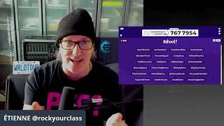 Book live online KAHOOT en français with ÉTIENNE #rockyourclass #etienne