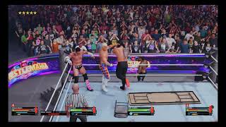 WWE 2K25 [PS5] - 6 Man Elimination Match - Double WWE Title - WrestleMania 41