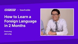 Live Workshop - How to Learn a Foreign Language in 2 Months - Jon Long