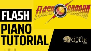 Flash Gordon Piano Tutorial - Queen Flash's Theme Tutorial and Cover