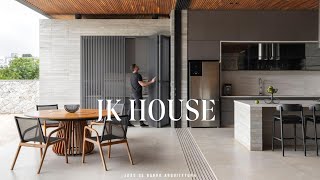 Rustic-Modern Residence Featuring Natural Materials in Brazil | JK House
