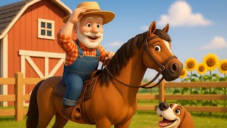 Old MacDonald Had a Farm | Learn Animal Sounds for Kids | Nursery Rhyms Kids Song