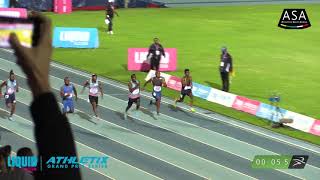 AKANI SIMBINE WINS MENS 100M IN 10.05 SECONDS - Liquid Telecom Athletix Grand Prix 2 - 2018
