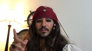 Captain Jack Sparrow Live Q and A! Impression!